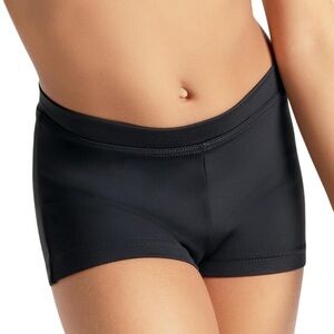 Capezio Girls' Boy Cut Low Rise Short  BLACK MED NIP